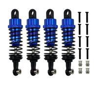RC Absorbers Parts For WPL C14 C24 For MN D90 D91 MN99 99s Metal Oil Filled Shock Absorber With Tower RC Car Adjustable Upgrade Parts(BLUE 1,4PCS)
