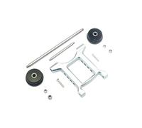 RC Accessories Compatible With ARRMA For BIG For ROCK For Crew Cab 3S AR102711 1/10 RC Car Adjustable Rear Anti-rolling Wheel Wheelie Bar Set AR320403(Silver)