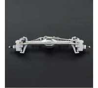 RC Accessories Compatible With Axial For Capra 1.9 For Unlimited Trail For UTB Currie F9 1/10 RC Crawler Car Parts Aluminum Alloy Front Rear Portal Axle(Silver,Front)