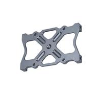 RC Accessories Compatible With Axial For SCX10 1/10 Remote Control Car Accessories Spare Parts Aluminum Battery Plate Holder Mounting Frame Bracket(Grey)
