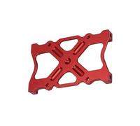 RC Accessories Compatible With Axial For SCX10 1/10 Remote Control Car Accessories Spare Parts Aluminum Battery Plate Holder Mounting Frame Bracket(Red)