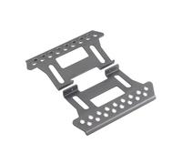 RC Accessories Compatible With Axial For SCX10 90046 90047 TF2 Upgrade Parts Aluminum Alloy Side Pedal Plate Tough Armor Slider 1/10 RC Crawler(Grey)