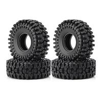 RC Accessories Compatible With Axial For SCX10 Ii 90046 Pro For Capra For TRX4 D90 1/10 RC Crawler Car Parts 4PCS 120mm 1.9" Soft Rubber Tire Wheel Tyre