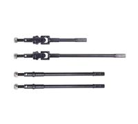RC Accessories Compatible With Axial SCX6 1/6 RC Crawler Upgrade Parts Front Rear Axle Front For Universal Joint Driveshaft Rear Straight Shaft