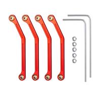 RC Accessories Compatible With Kyosho For MINI-Z 4X4 For Jimny 32523 1:18 RC Crawler For Buggy Truck Car Upgrade Parts Metal Steering Linkage Link Rod(Red)