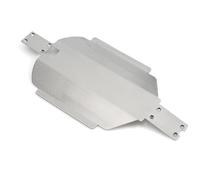 RC Accessories Compatible With MJX Hyper 16207 16208 16209 16210 H16 1/16 RC Car Parts 1 PCS Stainless Steel Skid Plate For Chassis Gearbox Protector