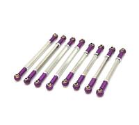 RC Accessories Compatible With MN For MN128 For Wrangler 1/12 RC Car Parts Accessories Metal Upgrade, Adjustable For Chassis Linkage(Purple)
