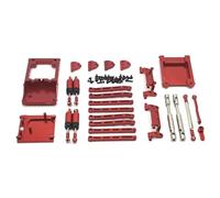 RC Accessories Compatible With MN For MN168 For MN78 1/12 RC Car Parts Metal Upgraded Suspension Rod Kit Replacement Accessories(Red)