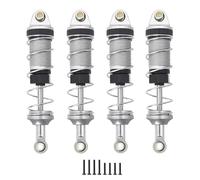 RC Accessories Compatible With MN128 MN86K MN86KS For MJX 16208 16209 16210 1/12 RC Car Upgrade Parts Metal Oil Shock Absorber Damper(Silver)