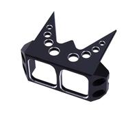 RC Accessories Compatible With SCX10 For Bouncer For Capra RR10 For Wraith 1/10 RC Crawler Upgrade Aluminum Alloy CNC Steering Servo Guard Armor Cover(Black)
