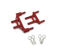 RC Accessories Compatible With SCY For JJRC Q130 1/16 RC Car For Desert 4WD Off Road Truck Upgrade Car Shell Fixed For Seat Fixed Column Metal Parts(Red)