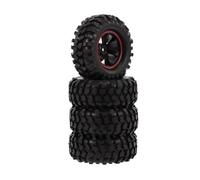 RC Accessories Compatible With Tamiya CC01 D90 701A 1/10 RC Off Road Climb For Rock Crawler Car 1.9Inch Tires 4Pcs 96MM Rubber Tyre Wheel Rim Hex 12MM