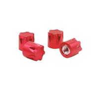 RC Accessories Compatible With Tamiya For Traxxas For TRX4 For TRX6 For Slash D90 D110 1/10 RC Car Upgrade Parts Alloy M4 Nut Wheel Rim Hat Cap(Red)