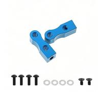 RC Accessories Compatible With Tamiya For TT01 For TT02 TB03 TB04 1/10 RC Car Upgrades Parts Aluminum Fixed Frame Servo Mount(Blue)