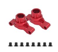 RC Accessories Compatible With TAMIYA For TT02 RC Car Upgrade Modification Replacement Accessories Parts Metal Rear Steering Cup(Red)