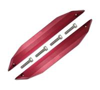 RC Accessories Compatible With Traxxas For MAXX V2 2.0 4S 4WD For Monster Truck 1/10 RC Car Parts Outer Wing Guard For Chassis Nerf Bars Side Skirt Set(Red)