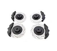 RC Accessories Compatible With Traxxas For TRX4 For Defender 1/10 RC Crawler Car Upgrade Parts Accessories 4PCS Alloy Brake Discs Calipers(Black)