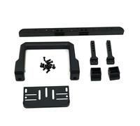 RC Accessories Compatible With TRX-4 For Defender Upgrade Parts Aluminum Bull Bar Front Rear Bumper With Winch Tow Hook Mount 1/10 RC Crawler(Front)