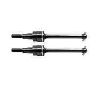 RC Accessories Compatible With WLtoys 12428 12423 1/12 RC Car Crawler Short Course Truck Upgrade Parts 2Pcs Metal Front Drive Shaft CVD 0090(Black)