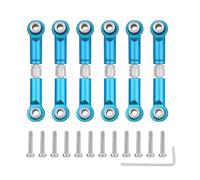 RC Accessories Compatible With Wltoys A949 A959 A969 A979 K929 1/18 RC Car Accessories 6 Pack Metal Trolley Car Steering Oscillating Servo Linkage Arm