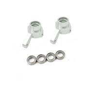 RC Accessories Compatible With WPL C14 C24 C34 C44 B14 B1 B16 B24 B36 For MN D90 D91 For MN99S RC Car 1 Pair Metal Front Axle Steering Cup Kit(Silver)