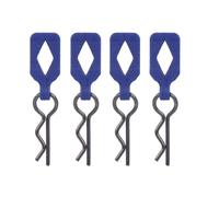 Rc Accessories For Arrma For Kraton For Axial For SCX10 For Traxxas For Trx4 1/8 1/10 4Pcs Body Clip Retainer Shell Fixed Buckle Upgrade Parts(Blue)