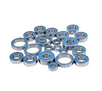 Rc Accessories For Arrma For Kraton For Typhon For Senton For Outcast For Talion For Notorious For Mojave 6s For BLX 1/8 1/7 22pcs Sealed Bearing Kit RC Car(Blue)