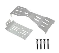 Rc Accessories For Arrma Fury Mega 1/10 Metal Stainless Steel For Chassis Guard Protection Protector Skid Plate Rc Car Upgrade Parts