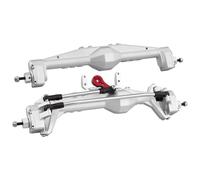 Rc Accessories For Axial For Capra 1.9 For UTB AXI03004 For Buggy F9 For Wraith 90018 RR10 1/10 RC Crawler All Metal Front And Rear Portal Axle Upgrade Part(Silver,Set)