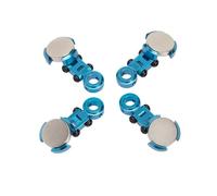Rc Accessories For Axial For SCX10 For D90 For HSP 1/10 Magnetic Stealth Invisible Body Shell Mount Kit RC Car Upgrade Parts Accessories Replacement(Blue)