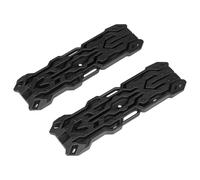 Rc Accessories For Axial For SCX10 II III For Traxxas For TRX4 D90 1/8 1/10 2pcs 141x42mm Sand Ladder Recovery Ramps Board For Escape RC Crawler Car(Black)