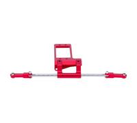 Rc Accessories For Axial For SCX10 III 1/10 Aluminium BAT Servo Mount With Hydraulic Steering Link Portal Axle For LCG For Chassis DIY Parts(Red)
