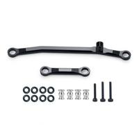 Rc Accessories For Axial For SCX24 For Deadbolt For Wrangler For Gladiator For Bronco 1/24 Aluminum Alloy Steering Linkage Link Rod RC Car Model(Black)