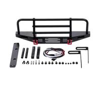 RC Accessories For Axial For TRX4 For SCX10 Rggofollow 1/10 Metal Wear-resistant Front Bumper Front Bumper RC Car Part Accessories Black