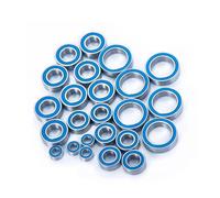 Rc Accessories For Baja For Rock For Rey 1/10 24Pcs Blue Rubber Sealed Metal Bearing Kit RC Car Model Upgrade Parts Accessories
