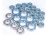 Rc Accessories For Element For Enduro For Sendero 1/10 24Pcs Wheel Hub Axle Blue Rubber Sealed Bearing Kit RC Car Truck Model Parts
