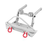 RC Accessories For H12Y 1/12 RC Cralwer Car Front Bumper Sturdy Aluminium Alloy Scale Upgrade Parts Repair Replacement Accessories(Silver)