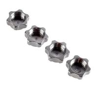 Rc Accessories For HSP For Axial For HPI For Traxxas 1/8 4PCS Wheel Hub Anti Cover 17mm Hex Adapter Nut RC Car Truck Upgrade Parts(Dark Grey)