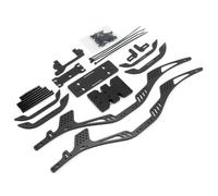 Rc Accessories For LCG For SCX10 II For Element For Enduro Carbon Fiber Crawler Chassis Builders Kit With Bull Bar Delrin Skid Plate SOA Mount