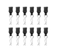 Rc Accessories For MJX For Hyper Go 16208 16209 16210 For SCY 16101 For HBX 16889 1/16 12pcs Body Shell Clip Pin With Fixing Mount M001 RC Car Parts