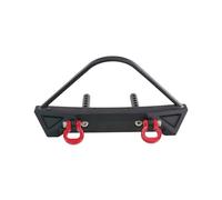 Rc Accessories For MN For MN128 1/12 Aluminum Alloy Front Bumper Upgraded Crash Belt Winch Hole RC Car Protect(Black)