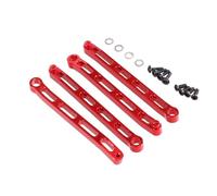 Rc Accessories For MN For MN168 LC79 For MN78 For MN82 1/12 RC Car Metal Chassis Fixing Rod Upgrade Frame Fixing Linkage(Red)