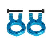 Rc Accessories For SCX10 For Wrangler For Gladiator For TRX4 For Element For Enduro TF2 D90 CC01 1/10 Aluminum CNC RC Tow Hook Scale Winch Bumper D-ring Crawler(Blue)
