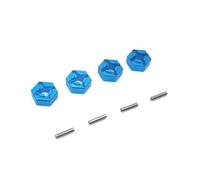 Rc Accessories For SCY 16101 16102 16103 16104 16106 16201 1/16 Metal 12mm Wheel Hex Hub Adapter RC Car Upgrade Parts Accessories(Blue)