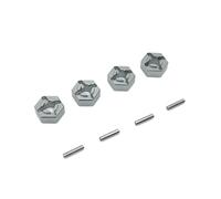 Rc Accessories For SCY 16101 16102 16103 16104 16106 16201 1/16 Metal 12mm Wheel Hex Hub Adapter RC Car Upgrade Parts Accessories(Grey)