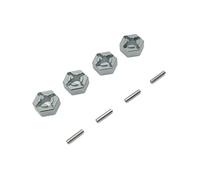 Rc Accessories For SCY For MJX For JJRC 1/14 1/16 Metal Upgrade 12mm Hexagonal Joint RC Car Parts(Dark Grey)