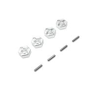 Rc Accessories For SCY For MJX For JJRC 1/14 1/16 Metal Upgrade 12mm Hexagonal Joint RC Car Parts(Silver)