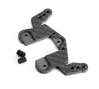Rc Accessories For Tamiya For Hotshot II 1/10 Carbon Fiber Rear Shock Tower RC Car Upgrade Parts Accessories