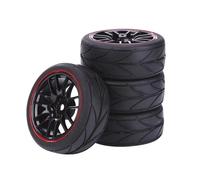 RC Accessories For Tamiya For TT01 For TT02 XV01 XV02 TA06 PTG-2 For HPI For HSP For Kyosho 1/10 RC For Racing Car Tires On Road For Touring Drift Tyre Wheel