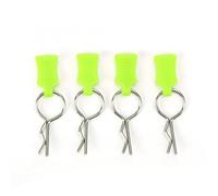 Rc Accessories For Traxxas 1/5 1/8 RC Car Body Shell Clip Pin With Fixing Bracket Set Replacement Accessory Parts Crawler Spare Part(Green)